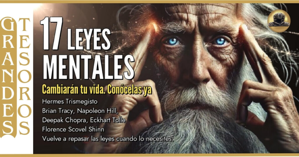 📜 Imagen de un sabio esotérico con sus dedos señalando se mente.