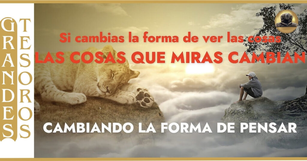 🔄 Imagen de una persona observando a un gran tigre dormido. representando a una mente evolucionando.