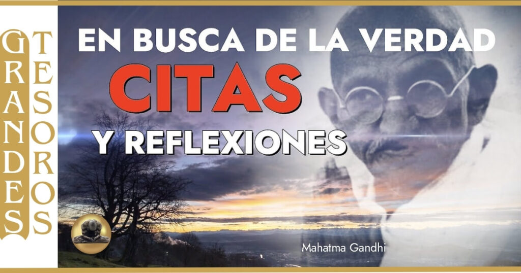 🕊️ Imagen de Gandhi con un aura de sabiduría.