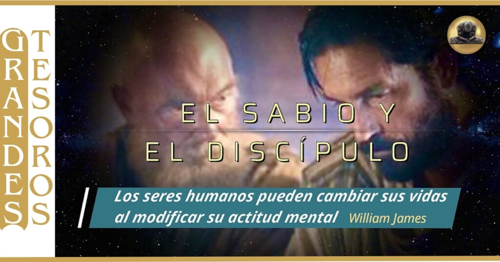 📚 Imagen de un maestro y su alumno en un diálogo profundo.