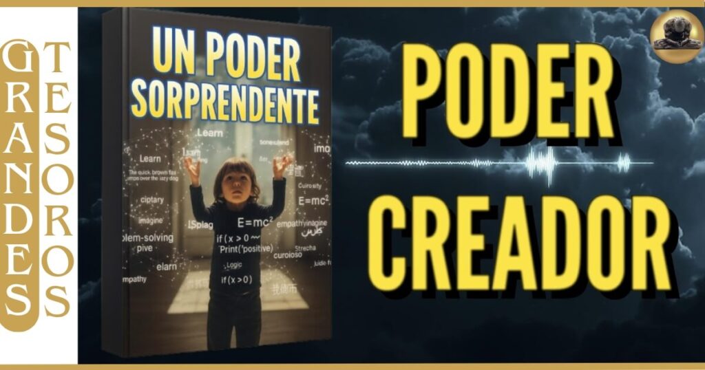 🔥🗣️ Imagen de la portada de un libro sobre un poder sorprendente y un niño jugando con él. El eco de tus palabras que define tu mundo