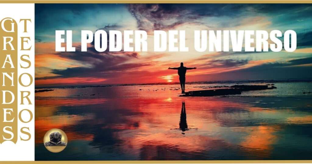 🌌 Imagen de una persona rodeada de energía cósmica.