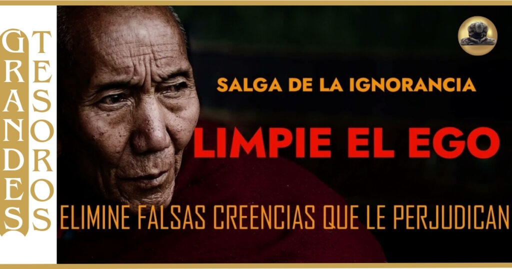 Rostro de un hombre sabio desapegado del ego