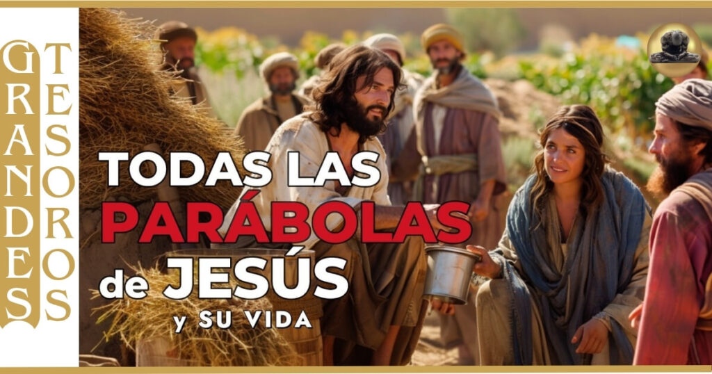 ✝️ Imagen representando a Jesús compartiendo sus enseñanzas y parábolas con el pueblo