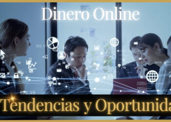 Imagen de un grupo de personas debatiendo sobre tendencias y oportunidades actuales para generar dinero online