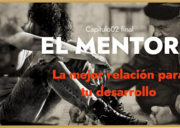 Imagen de una persona anciana guiando a un joven en su crecimiento personal