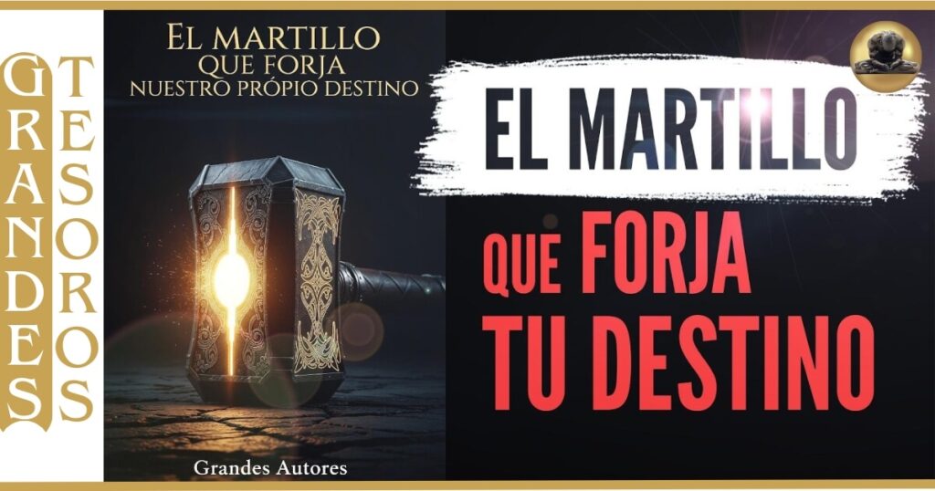 🔨💡 Imagen de un gran Martillo Iluminado, representando El momento decisivo que forja tu vida con el poder de la mente