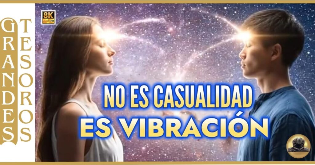 Imagen de dos personas emitiendo vibraciones 🌌🎯 Guía sobre vibración y leyes cósmicas