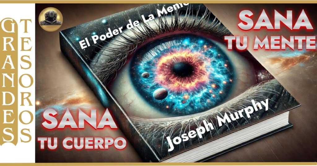 🧠 Imagen la portada de un libro del poder de la mente, meditación y sanación emocional y física